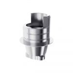 ARUM EXTERNAL TI BASE SHORT TYPE EINRASTEND - Kompatibel mit MegaGen® Rescue External D5.0